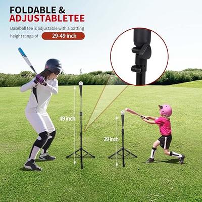 ZENY Portable Baseball Batting Tee Softball Hitting Tee Stand with