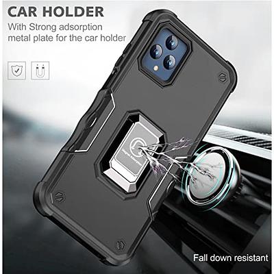 Compatible with Xiaomi 12S Ultra 5G Case,Built-in Magnetic Car Kickstand  Shockproof Case Compatible with Xiaomi 12S Ultra 5G Case 2 in 1 Protective