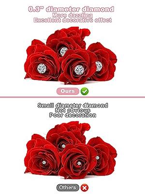 148 Pcs Bouquet Corsages Pins for Flower and 3D Gold Butterfly Wall Decor  Set Flower Diamond Pins Crystal Head Straight Pins Bouquet Accessories for