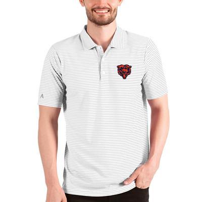 Houston Texans Antigua Metallic Logo Affluent Polo - Heather Gray