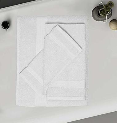 Glamburg Premium Cotton 4 Pack Bath Towel Set - 100% Pure Cotton - 4 Bath Towels 27x54 - Ideal for Everyday Use - Ultra Soft & Highly Absorbent 