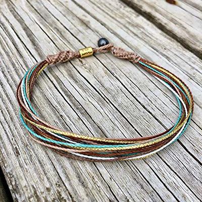  Mens Surfer Anklet with Snap Hook Clasp - Ankle