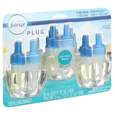 Febreze Unstopables Plug Scented Oil Refill, Fresh - 2 pack, 26 ml refills