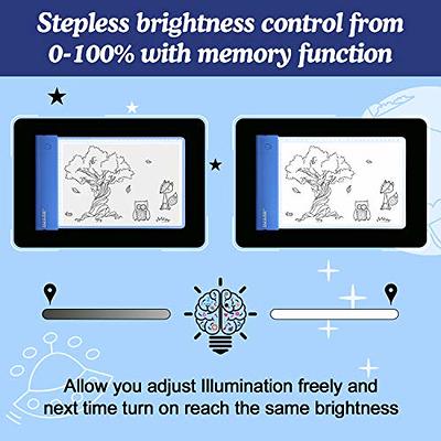 Image Light Up Tracing Pad Pink Drawing Tablet Coloring Board for Kids Children Toy Gift for Girls Boys Ages 6,7,8,9,10 (Includes 10 Traceable Sheets)