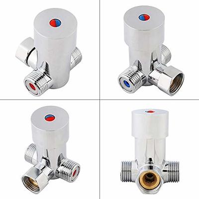 Hot & Cold Water Mixing Valve Temperature Control Mixer for Automatic  Sensor Faucet