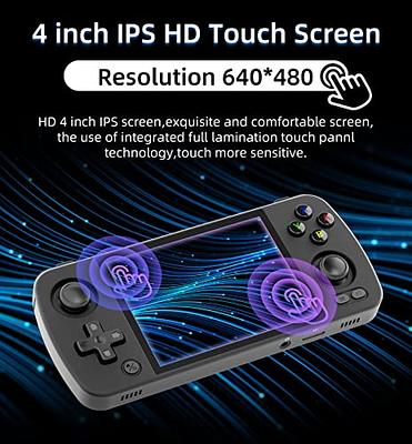 RG405V Retro Handheld Game, Android 12 Built-in 128G TF Card 3172 Games,4  inch IPS Touch Screen with Game Front-end,RG405V Supports 5G WiFi Bluetooth