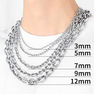  YOUBEIYEE 16.4 Feet Gold Plated Chain for Jewelry