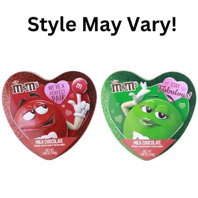 Valentine's Day Candy Tin Heart Box, Milk Chocolate Bite Size Candies, Gift  Basket Fillers For Loved Ones, 8 Individual Fun-Sized Bags Inside, 1 Pack,  3.66 Ounces, Style and Color May Vary - Yahoo Shopping