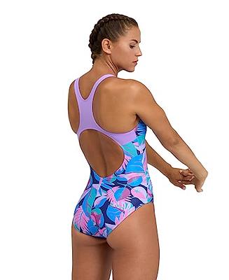 Arena Performance Tropic Women's Swimsuit Control Pro Back One Piece  MaxLife Training Suit, Lavanda/Navy Multi, US Size 34 - Yahoo Shopping