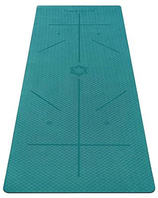 Ewedoos Yoga Mat Non Slip TPE Yoga Mats Exercise Mat Eco Friendly