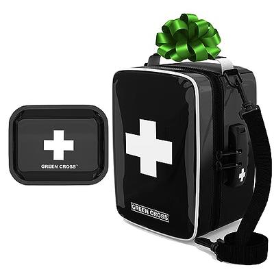 GREEN CROSS Smell Proof Bag Stash Box Kit Bundle with Black Rolling Tray  Set Serving Tray Combo Pack - Yahoo Shopping