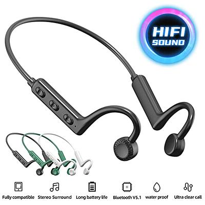 Stiive Bluetooth Headphones, 5.3 Wireless Sports Earbuds IPX7 Waterproof  with Mic, Stereo Sweatproof in-Ear Earphones, Noise Cancelling Headsets for