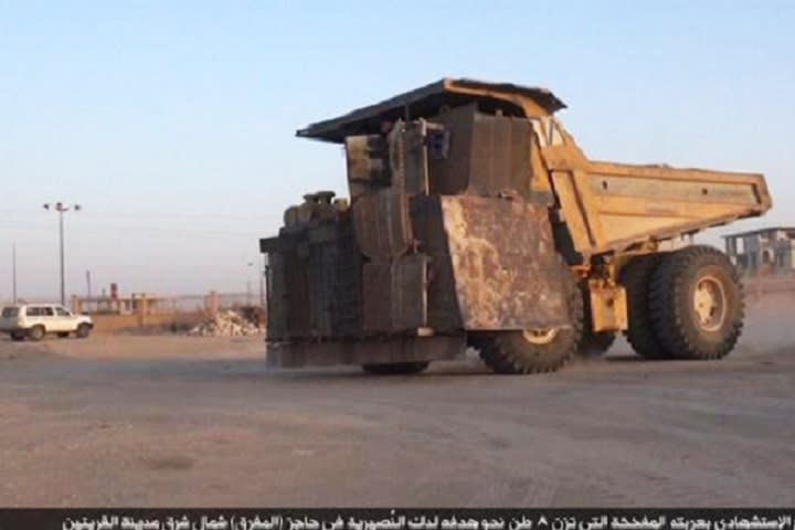 ISIS Turns 100-Ton Dump Truck Into IED