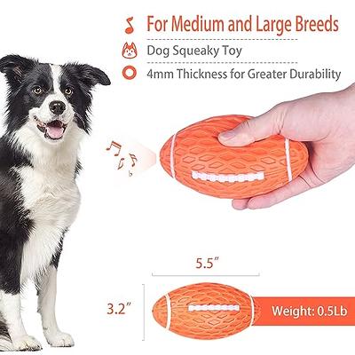 Indestructible Squeaky Dog Balls, Interactive Dog Toys For