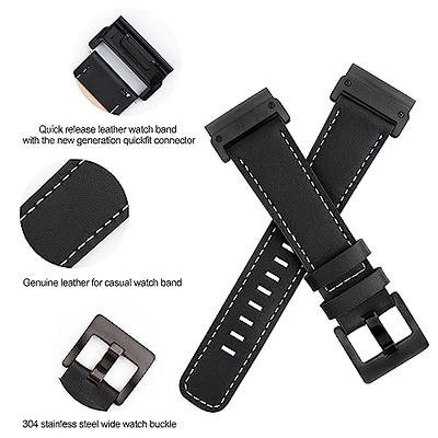 For Garmin Fenix 5X / 5x Plus Strap Stainless Steel Watch Band Quick  Release 