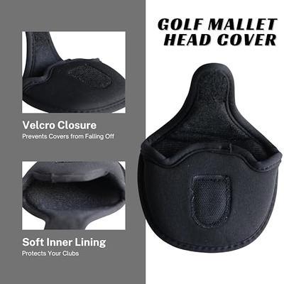 Pacific Golf Clubs Black Golf Putter Headcover Standard Size