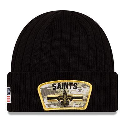 Las Vegas Raiders 2022 SALUTE-TO-SERVICE Knit Beanie Hat