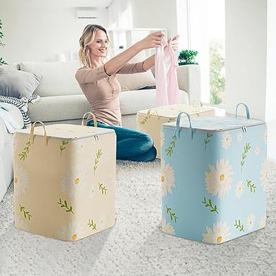 Household Foldable Storage Bags, Portable Non Woven Zipper Storage Box,  Seasonal Clothes Storage Bins, Stackable Closet Organizer Storage Containers  with Handle, 1PC Wardrobe Sorting Storage Box - Yahoo Shopping