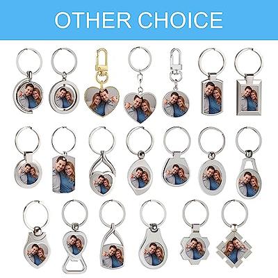 Hunjunt Custom Keychain with Picture Double Sided Engraved Printing  Personalized Photo Key Chain Customized Memorial Gift - Yahoo Shopping