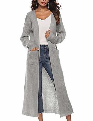 MEROKEETY Women's Winter Draped Long Cardigan Knitted Soft Sweater Jacket  Coat 2023 with Pockets, Apricot, Small : : Clothing, Shoes &  Accessories