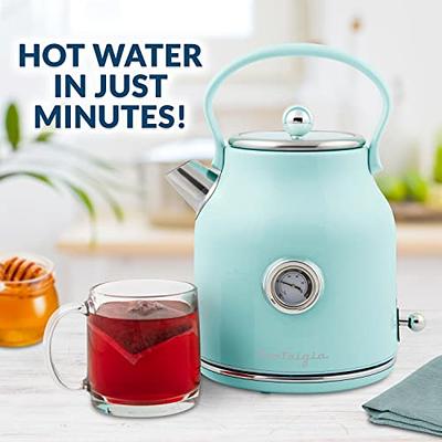 Hamilton Beach Smart Electric Tea Kettle & Water Boiler, Works with Alexa,  1.7 Liter, Fast Boiling 1500 Watts, Cordless, Keep Warm, Auto-Shutoff 