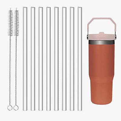 Ello Impact Stainless Steel Reusable Straws with Cleaning Brush, 4 Piece, Rainbow
