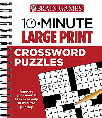 Brain Games - Large Print Sudoku Puzzles (Arrow) - (Brain Games Large  Print) by Publications International Ltd & Brain Games (Spiral Bound)