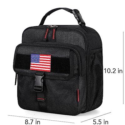 Small Lunch Box Lunch Tote Bag Adult Lunch Bags for Women Rectangle Lunch Boxes Lunch Cooler Insulated Snack Bag Lunch Pail Cute Lunch Box Meal Prep L