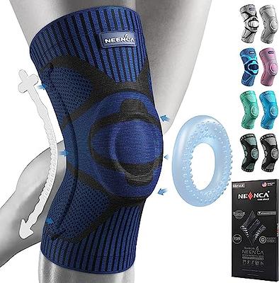Knee Brace with Side Stabilizers, Knee Compression Sleeve, Knee Wrap for  Meniscus Tear Knee Pain ACL MCL Injury Recovery Adjustable Knee Support for  Men and Women