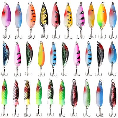 Spinner Blades for Lure Making Kit, 60pcs Hammered Colorado Blades Mixed  Colors Lure Making Supplies for Spinner Spinnerbaits Walleye Rig Fishing  Blades DIY Crawler Harness Trout Salmon Bass Fishing - Yahoo Shopping