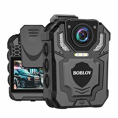  CAMMHD F6-64GB 4K Body Camera, 3400mAh Battery Work