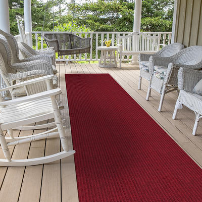 Sweet Home Store Custom Size Waterproof Non-Slip Rubberback 2x3  Indoor/Outdoor Utility Rug, 2' x 3', Red - Yahoo Shopping