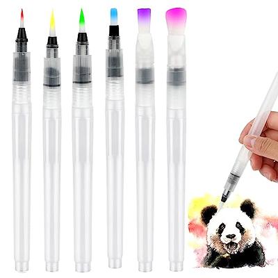 Cobee® Watercolor Paint Brushes Set, 6 Pcs Refillable Watercolor