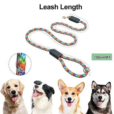 Embark Pets Country Dog Rope Leash – Braided Cotton Rope Leashes