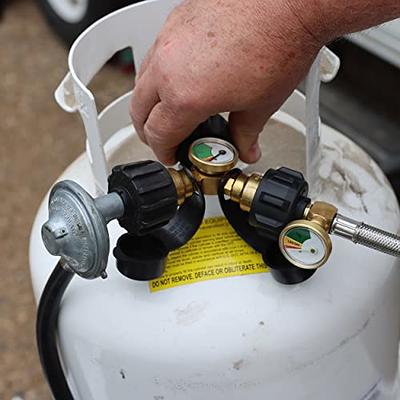 YOUHO Propane Tank Adapter Converts POL LP Tank Service Valve to