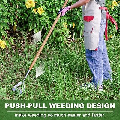Weeding Tool - Leverage Metal Base Creates Perfect Angle for Easy