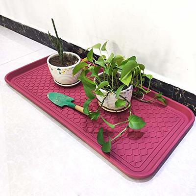 Large Multifunctional Boot Tray 2 Pack Boot Mat Washable Indoor or Outdoor Tray Mat Doormats for Shoes Boots Plants Pots Paint Tins Pet Bowls Car