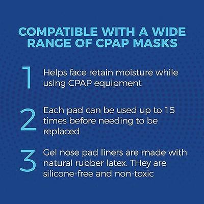 4 Packs Strap Covers for CPAP Mask, Cpap Strap Liners, Reusable Comfort  Cushions for Most of CPAP Mask, Soft-Fleece Headgear Strap Covers Blue for