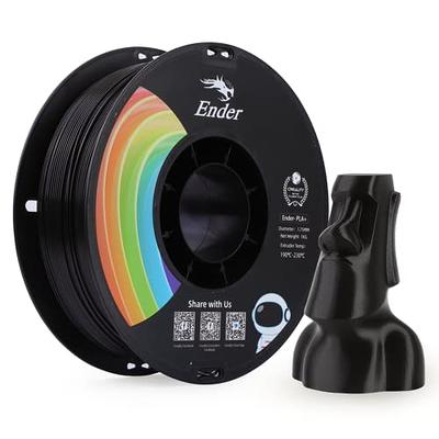 PLA Plus(PLA+) Filament 1.75mm, Strong Toughness Black PLA 1kg  Spool(2.2lbs), PLA Pro 3D Printer Filament, Dimensional Accuracy +/- 0.02  mm, Fit Most