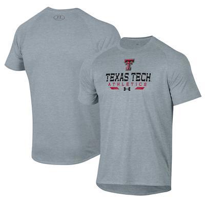 Men's Champion Gray Texas Tech Red Raiders Baseball Stack Long Sleeve T- Shirt