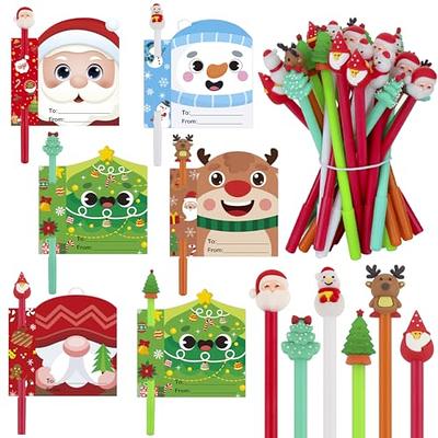 Christmas Gel Ink Pen Xmas Novelty Pens Funny Black Ink Santa Pens With  Cute Cartoon Pens For Teacher Holiday Christmas Gift Office School Supplies  - Temu