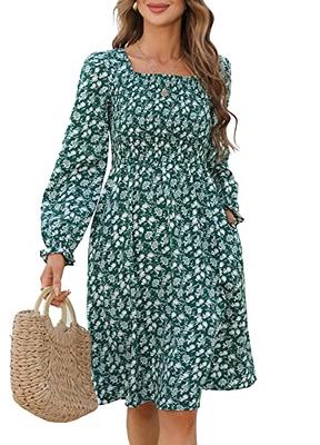  Vacation Dresses for Women - Flowy Smocked Puff Sleeve