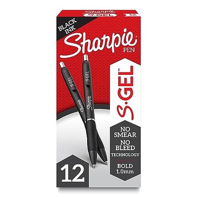 Sharpie S-gel 4pk Gel Pens 1.0mm Medium Tip Black : Target