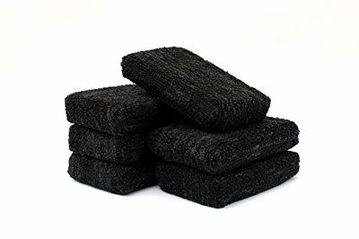 Pack of Microfiber Terry Applicator Pads | Car Applicator Pads Black