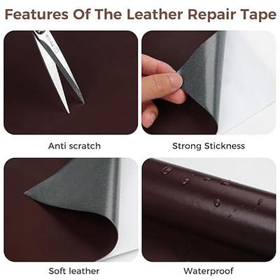 NRGready Leather Repair Kit, 11.8 x 78.7 inch Self Adhesive Leather Repair  Patch with Wear-Resisting, Waterproof, PU Leather Repair Tape for  Furniture, Couches, Sofas, Car Seats (Dark Coffee) - Yahoo Shopping