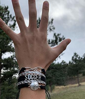 Soccer Charm Bracelet (Black/Silver) Soccer Accessories, Adjustable Soccer  Bracelet, Ideal Soccer Gifts, Bracelets for Soccer Players, Soccer Charm,  Soccer Stuff - by SPORTYBELLA - Yahoo Shopping