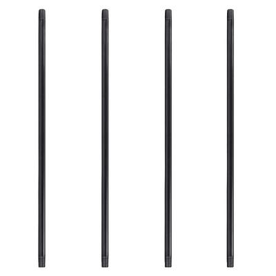 1/2 in. Black Steel Pipe Wall Hook Kit (4-Pack) - Yahoo Shopping