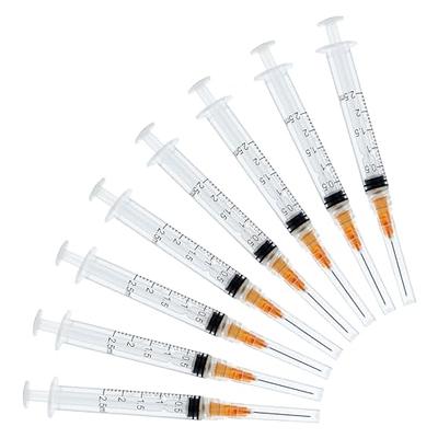 2.5ml Syringe With Needle-25g 1 Inch Needle, Disposable Individual