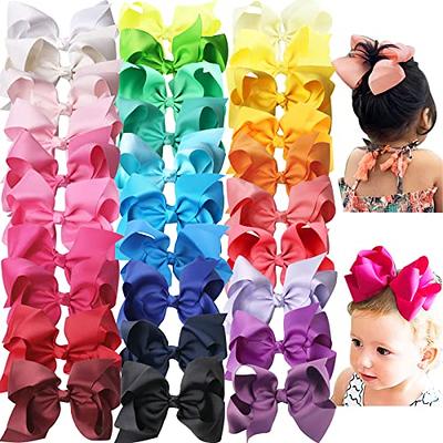 1PC Satin Hair Bows for Women Large Hair Barrettes Ribbon for