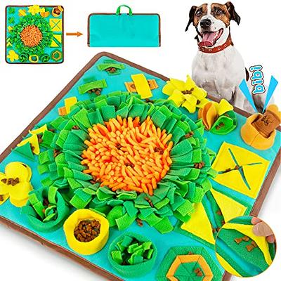 Pet Snuffle Mat for Dogs, 18.8 Dog Feeding Mat, Slow Feeder Dog Puzzle  Toys, Dogs Feeding Mat for Small and Medium Dogs, Stress Relief Interactive  Dog Toys Feed Game for Sniffing 